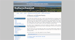 Desktop Screenshot of kulturschweine.de